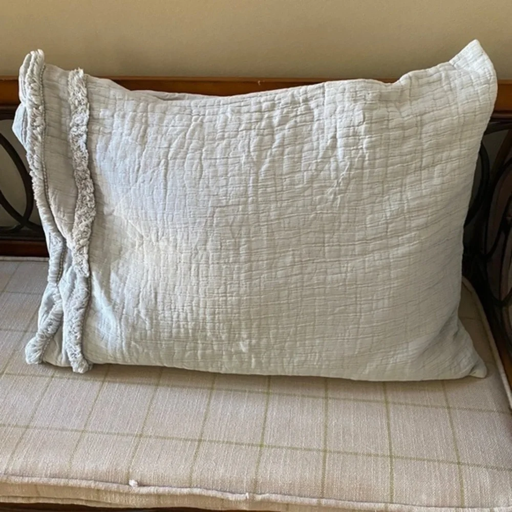 Anthropologie Grey Landyn Pillow Sham